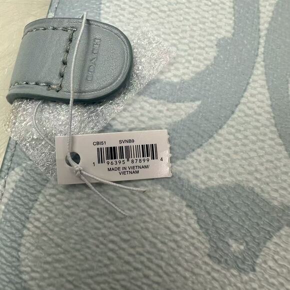 Coach Notebook in Sketch Signature Canvas In Ice Blue CBI51 NWT - Picture 6 of 6